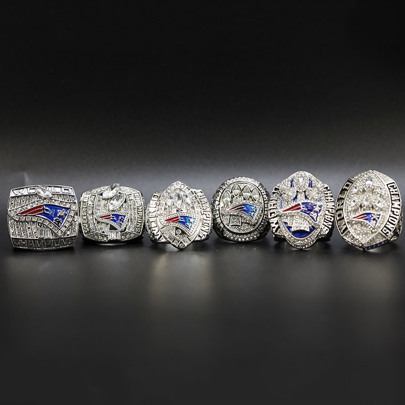 6 New England Patriots Super Bowl championship rings set Football Rings championship rings 2 6 New England Patriots Super Bowl championship rings set Football Rings championship rings 2