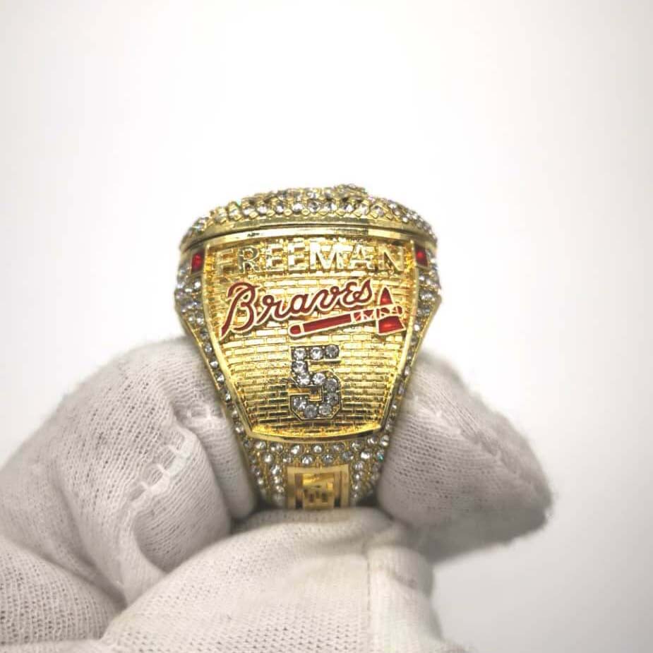 Atlanta Braves Gold Titanium Steel Ring #atlanta #braves #mlb – Exclusive  Inspirations