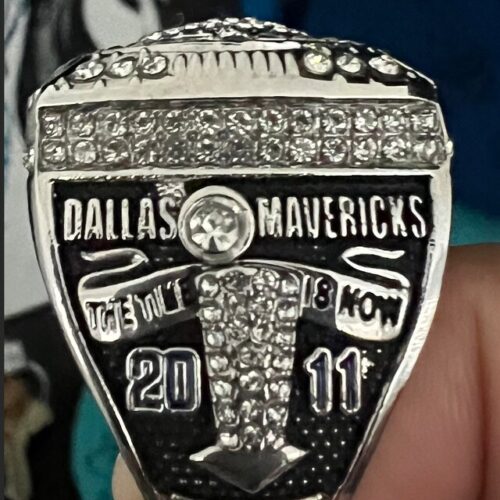 2011 Dallas Mavericks NBA Championship Ring Presented to Point, Lot #80114