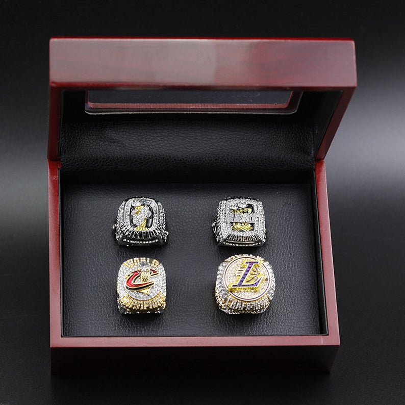 LeBron James Cleveland Cavaliers/Miami Heat NBA Basketball Championshi –  Rings For Champs