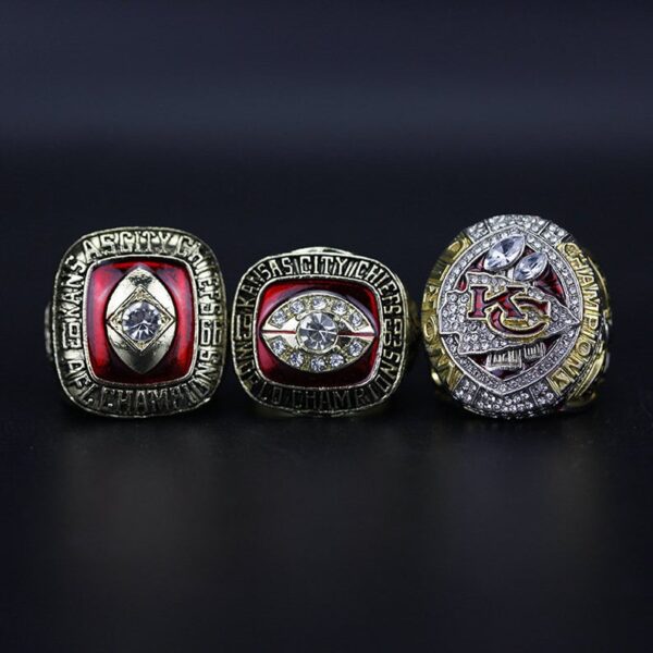 3 Kansas City Chiefs Super Bowl NFL championship ring set replica NFL Rings championship rings 4