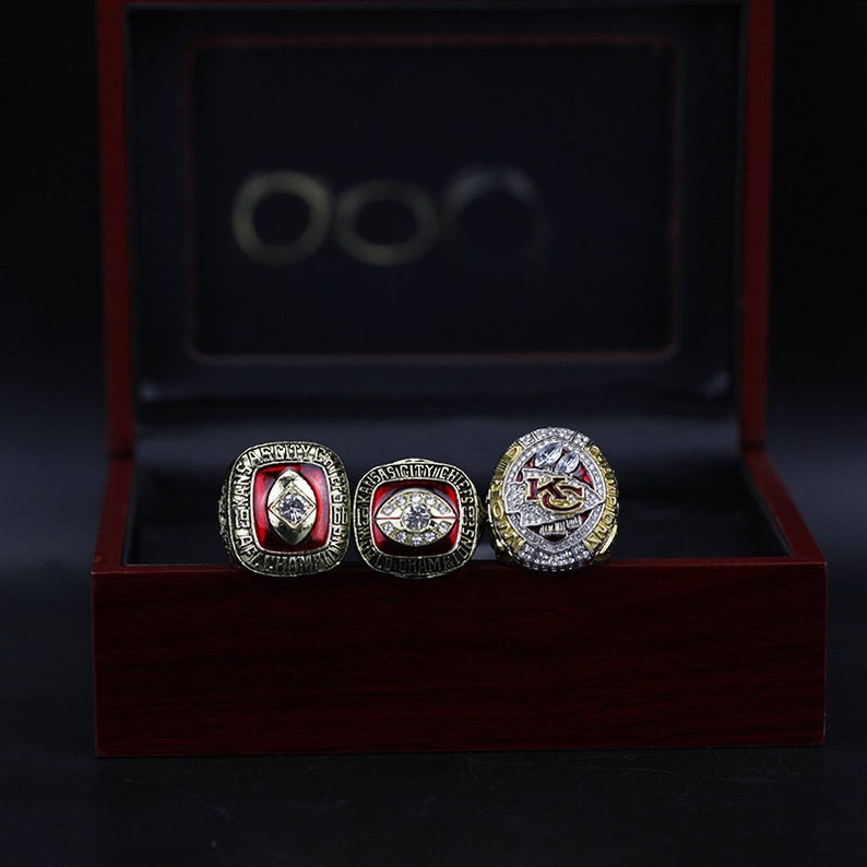 2020 KANSAS CITY CHIEFS AFC CHAMPIONSHIP RING & LIGHTED PRESENTATION BOX -  Buy and Sell Championship Rings