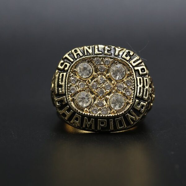 Edmonton Oilers 1988 Wayne Gretzky NHL Stanley Cup championship ring NHL Rings championship replica ring 3