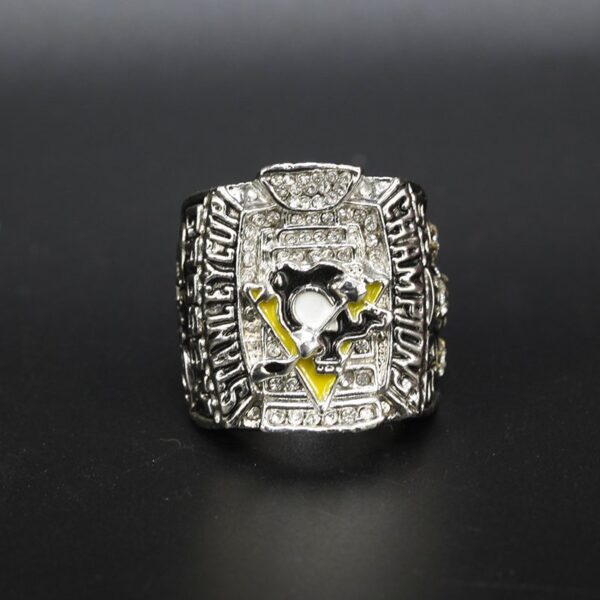Pittsburgh Penguins 2009 Sidney Crosby NHL Stanley Cup championship ring NHL Rings championship replica ring 3