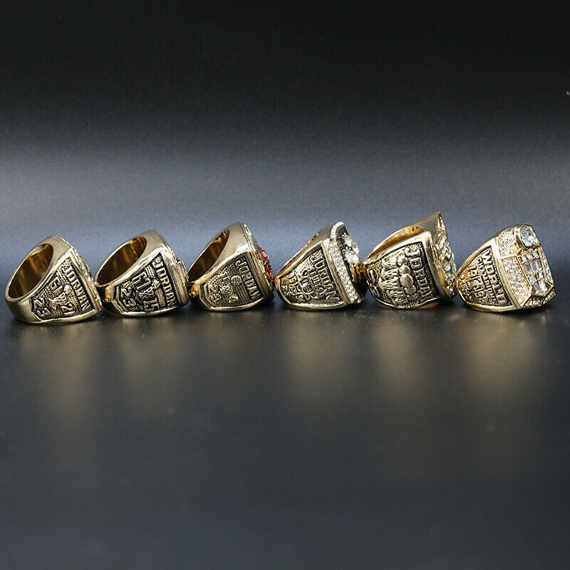 Complete Set of All 6 Chicago Bulls Championship Rings Sells for