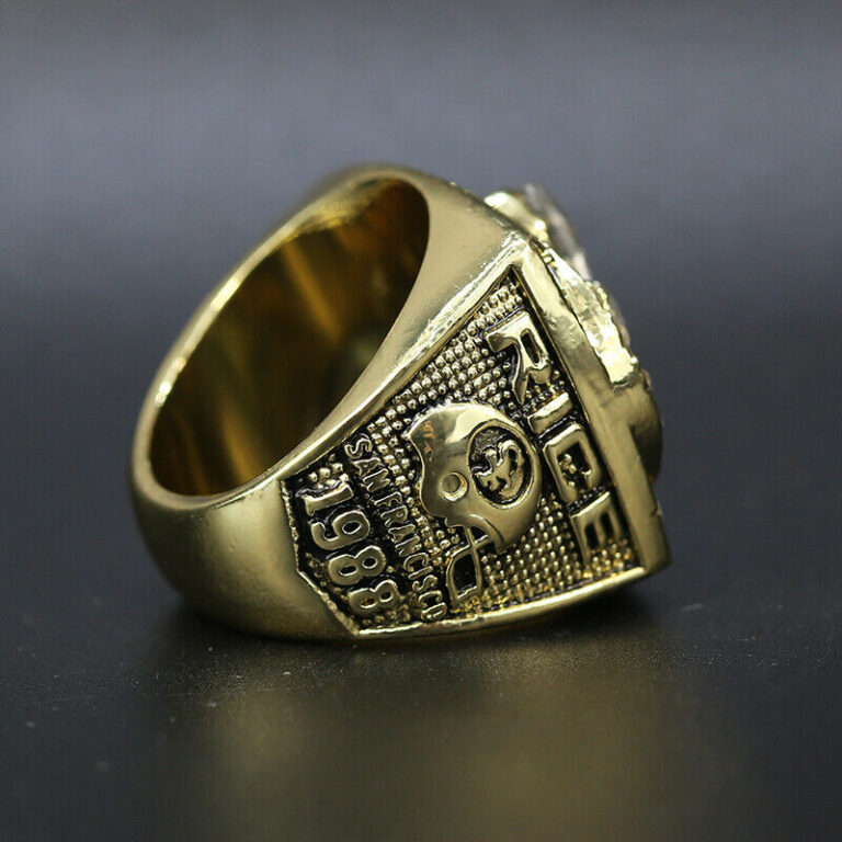 San Francisco 49ers 1988 Jerry Rice Super Bowl championship ring - MVP Ring