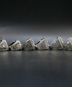 6 Pittsburgh Steelers Super Bowl Silver championship rings collection Football Rings championship rings 2