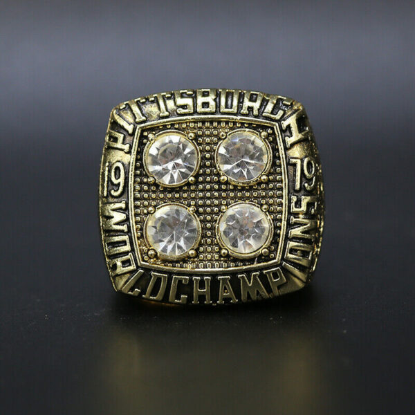 Pittsburgh Steelers 1979 Terry Bradshaw Super Bowl NFL championship ring replica – gold color NFL Rings championship rings 4