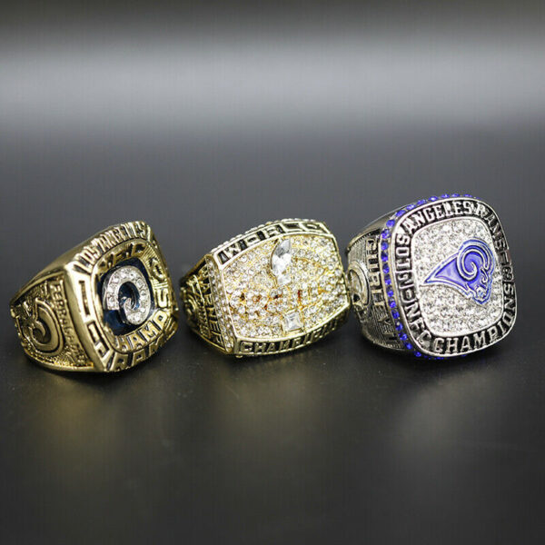 3 Los Angeles Rams Super Bowl NFL championship ring set replica NFL Rings championship rings 3