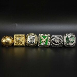 6 Philadelphia Eagles NFL championship ring set replica NFL Rings championship rings 2