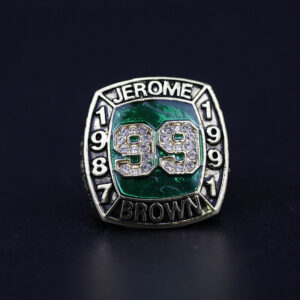 Jerome Brown 1987 – 1991 Hall of Fame Philadelphia Eagles championship ring replica NFL Rings championship rings