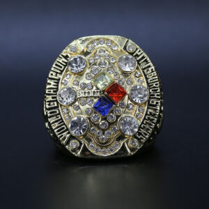 Pittsburgh Steelers 2008 Ben Roethlisberger Super Bowl NFL championship ring replica – gold color NFL Rings Ben Roethlisberger
