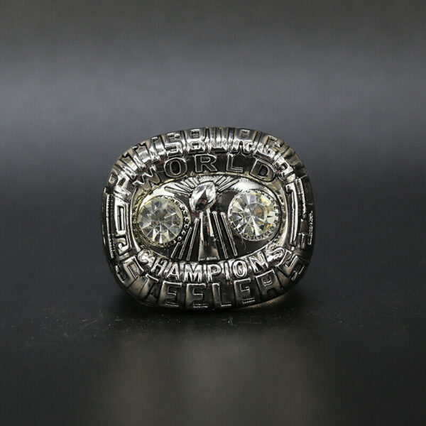 Pittsburgh Steelers 1975 Franco Harris Super Bowl NFL championship ring replica – silver color NFL Rings championship rings