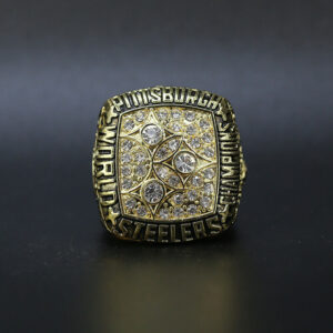 Pittsburgh Steelers 1978 Terry Bradshaw Super Bowl NFL championship ring replica – gold color NFL Rings championship rings