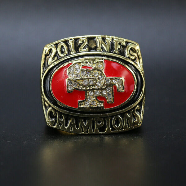 San Francisco 49ers 2012 NFC championship ring replica NFL Rings championship rings 4