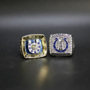 Indianapolis Colts 1971 & 2007 Super Bowl NFL championship ring set replica NFL Rings championship rings