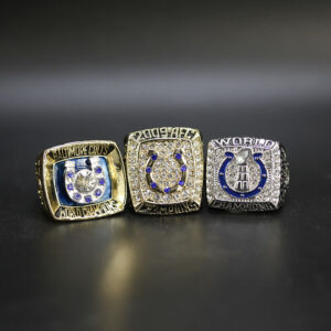 Indianapolis Colts 2010 AFC, 1971 & 2007 Super Bowl NFL championship ring set replica NFL Rings championship rings