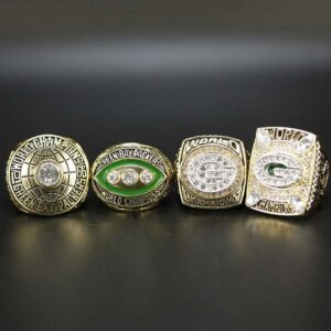 4 Green Bay Packers Super Bowl NFL championship ring set replica NFL Rings championship rings