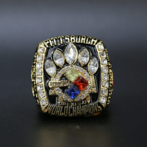 Pittsburgh Steelers 2005 Julio Jones Super Bowl NFL championship ring replica – gold color NFL Rings championship rings