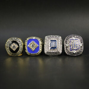 Detroit Tigers 1968, 1984, 2006 & 2012 World Series MLB championship ring set replica MLB Rings baseball