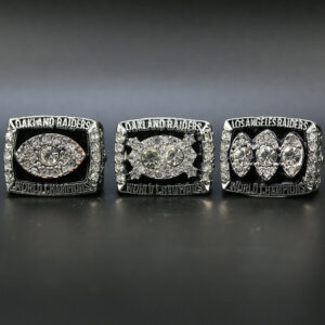 3 Oakland Raiders Super Bowl NFL championship ring set replica NFL Rings championship rings