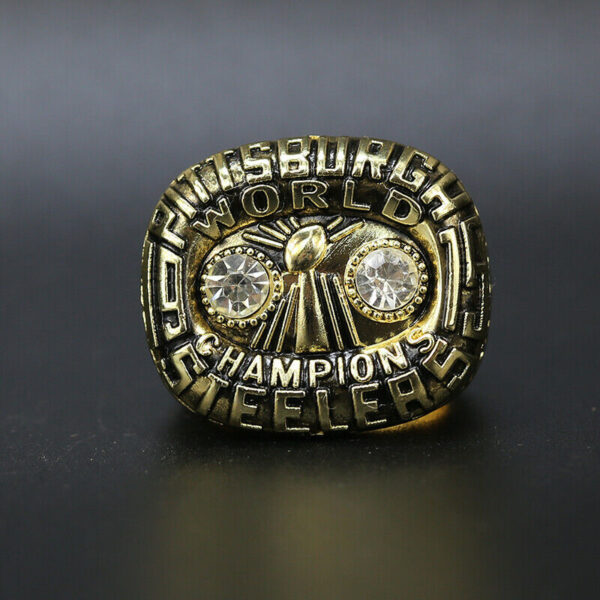 Pittsburgh Steelers 1975 Franco Harris Super Bowl NFL championship ring replica – gold color NFL Rings championship rings
