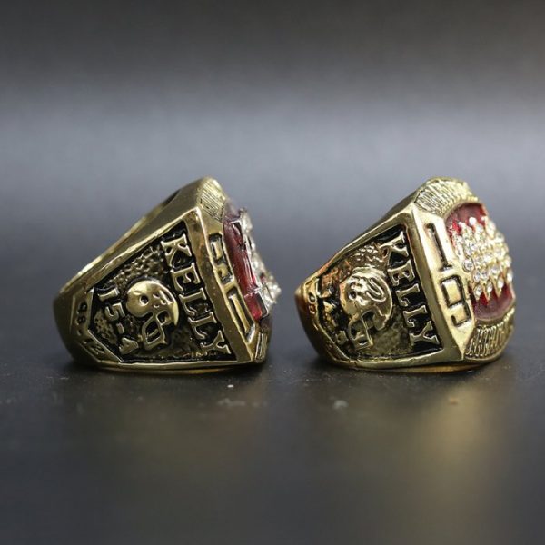 Buffalo Bills 1991 & 1993 Jim Kelly championship ring set Football Rings Buffalo Bills 2 Buffalo Bills 1991 & 1993 Jim Kelly championship ring set Football Rings Buffalo Bills 2