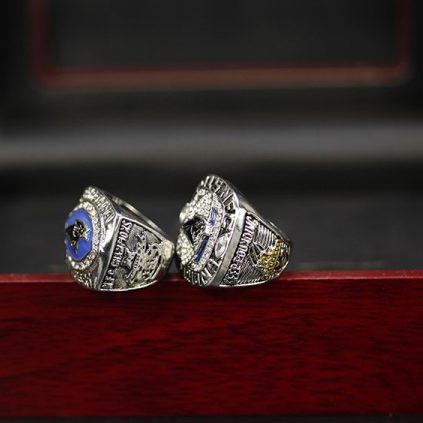 Carolina Panthers 2003 Jake Delhomme & 2015 Cam Newton championship ring set Football Rings Carolina Panthers 3 Carolina Panthers 2003 Jake Delhomme & 2015 Cam Newton championship ring set Football Rings Carolina Panthers 3