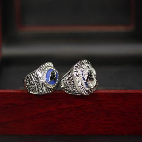 Carolina Panthers 2003 Jake Delhomme & 2015 Cam Newton championship ring set Football Rings Carolina Panthers 4 Carolina Panthers 2003 Jake Delhomme & 2015 Cam Newton championship ring set Football Rings Carolina Panthers 4