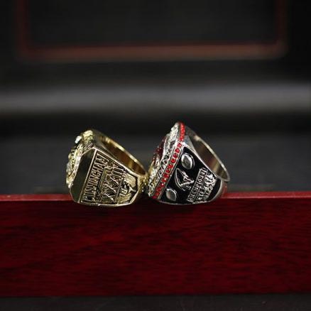 Atlanta Falcons 1998 & 2016 NFC championship ring set NFL Rings championship rings 3
