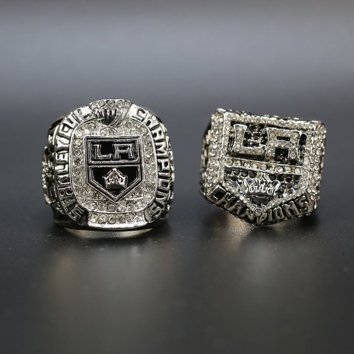 Los Angeles Kings receive their Stanley Cup rings