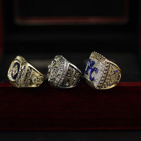 Kansas City Royals 1985, 2015 World Series & 2014 American League championship ring set MLB Rings baseball 3