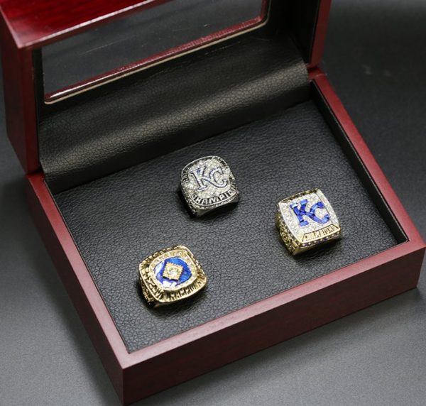 Kansas City Royals 1985, 2015 World Series & 2014 American League championship ring set MLB Rings baseball 5