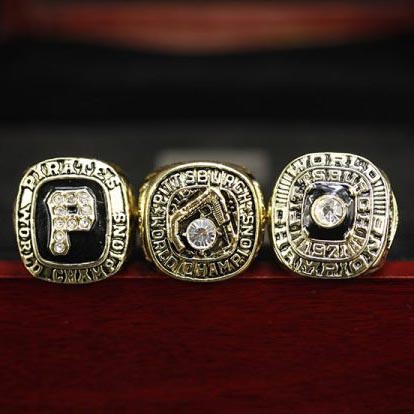 Pittsburgh Pirates 1960, 1971 & 1979 MLB World Series championship ring set MLB Rings baseball 5