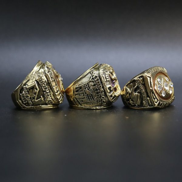 Minnesota Vikings 1973, 1974 & 1976 NFC championship ring set NFL Rings championship rings 4