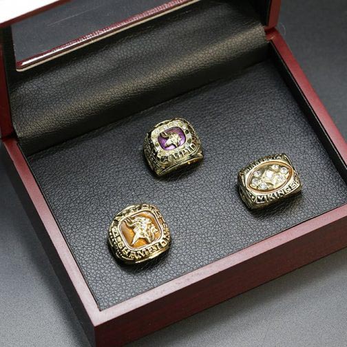 Minnesota Vikings 1973, 1974 & 1976 NFC championship ring set NFL Rings championship rings 5