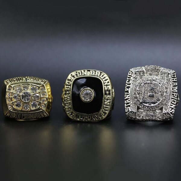 Boston Bruins 1970, 1972 & 2011 NHL Stanley Cup championship ring set replica NHL Rings Boston Bruins