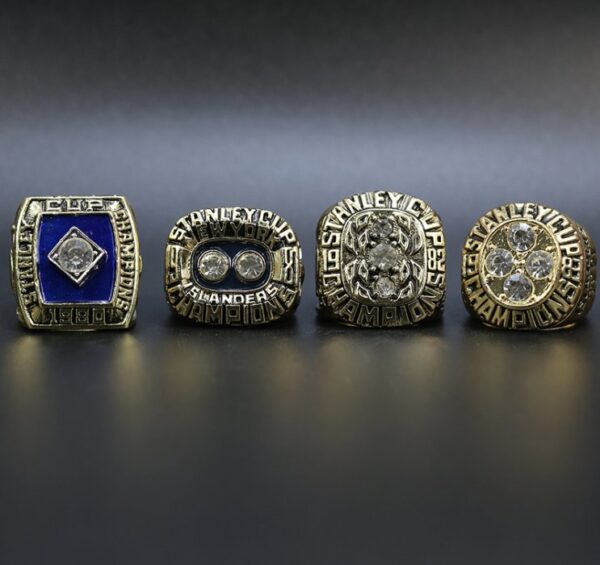 4 New York Islanders NHL Stanley Cup championship ring set NHL Rings championship replica ring 2
