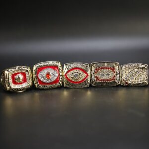 5 Washington Commanders (Redskins) NFL Super Bowl championship rings set NFL Rings championship rings