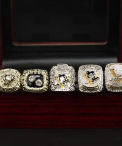 5 Pittsburgh Penguins NHL Stanley Cup championship rings set NHL Rings championship replica ring 2