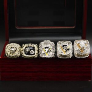 5 Pittsburgh Penguins NHL Stanley Cup championship rings set NHL Rings championship replica ring 2