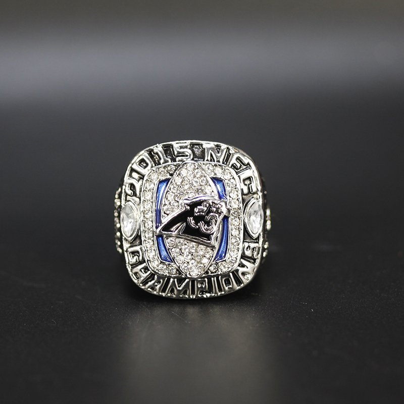 Carolina Panthers 2015 Cam Newton championship ring Football Rings 2015 Carolina Panthers Carolina Panthers 2015 Cam Newton championship ring Football Rings 2015 Carolina Panthers