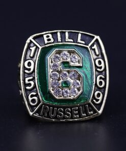 Bill Russell Hall of Fame 1956-1969 NBA replica ring NBA Rings 6 hof ring