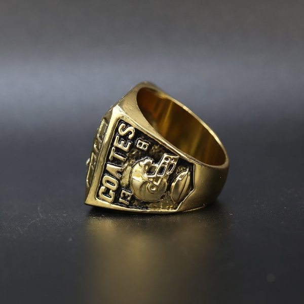 New England Patriots 1996 Ben Coates championship ring Football Rings 1996 Ben Coates 4 New England Patriots 1996 Ben Coates championship ring Football Rings 1996 Ben Coates 4