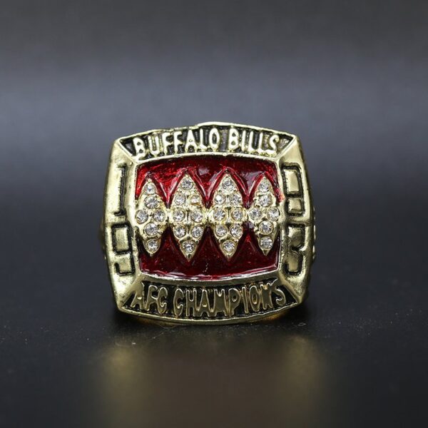 Buffalo Bills 1991 & 1993 Jim Kelly AFC championship ring set NFL Rings Baltimore Ravens 5