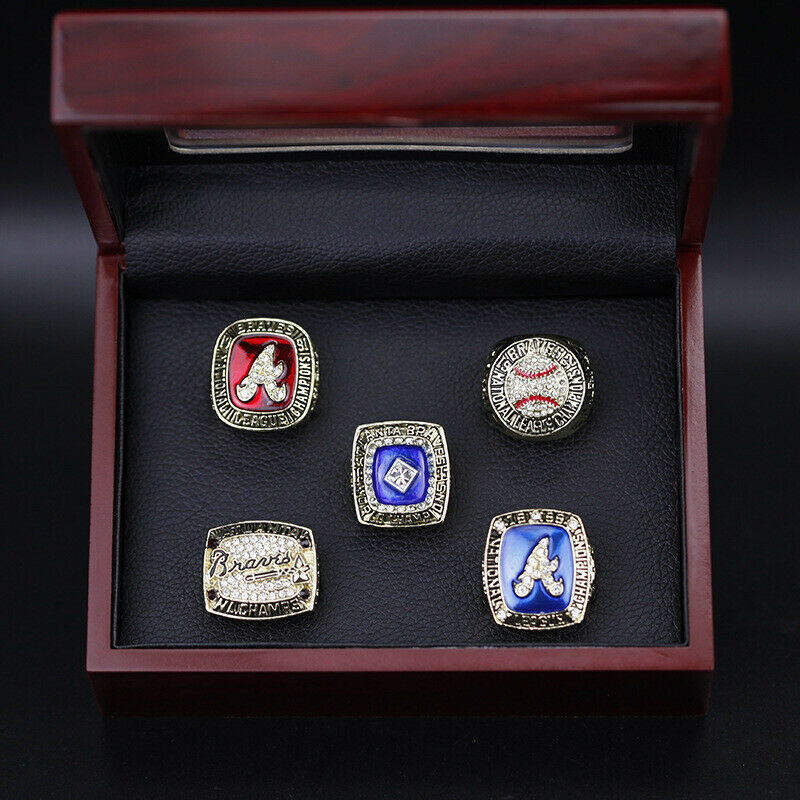 Atlanta Braves A-List World Series Ring Set (1914, 1957, 1995