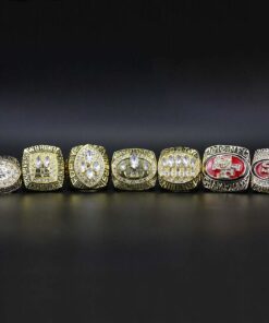 7 San Francisco 49ers Super Bowl championship rings set Football Rings 49ers ring