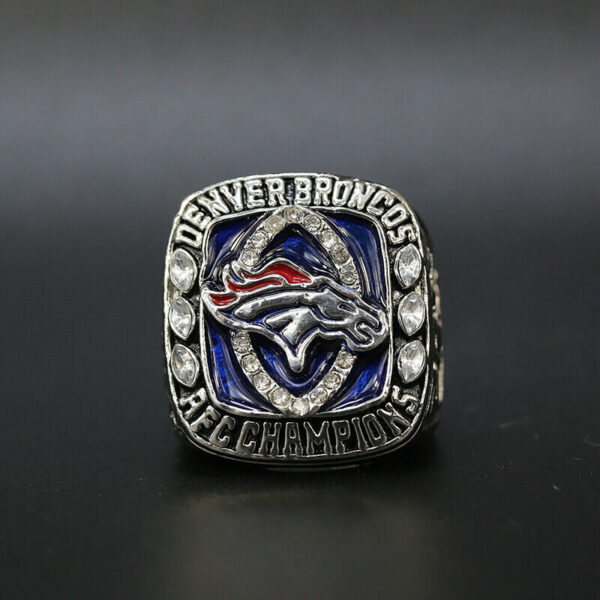 6 Denver Broncos NFL Super Bowl Silver championship ring set replica NFL Rings championship rings 7