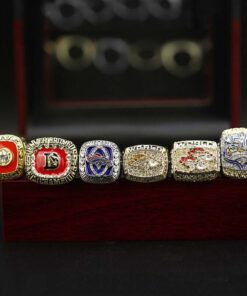 6 Denver Broncos Super Bowl Silver championship ring set replica Football Rings championship rings 6 Denver Broncos Super Bowl Silver championship ring set replica Football Rings championship rings