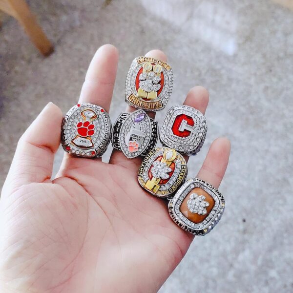 6 Clemson Tigers NCAA championship rings collection College Rings championship ring 4